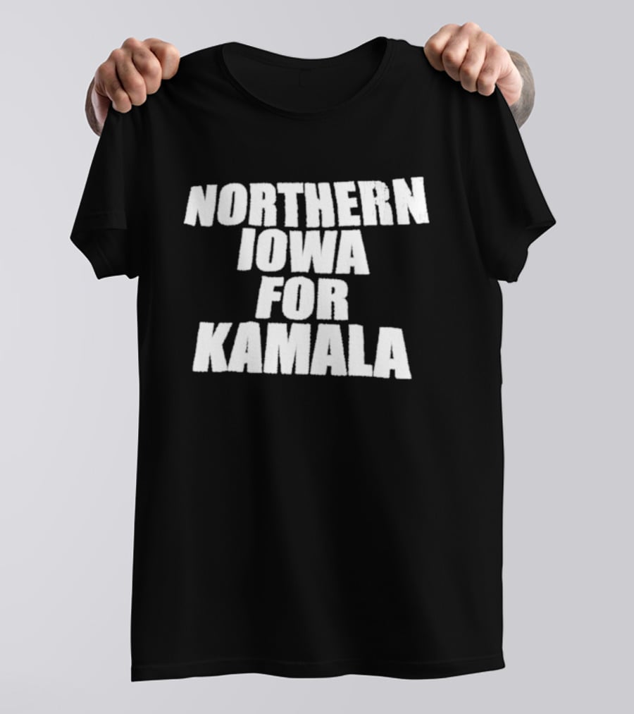 Northern Iowa For Kamala Panthers Supporters T-Shirt