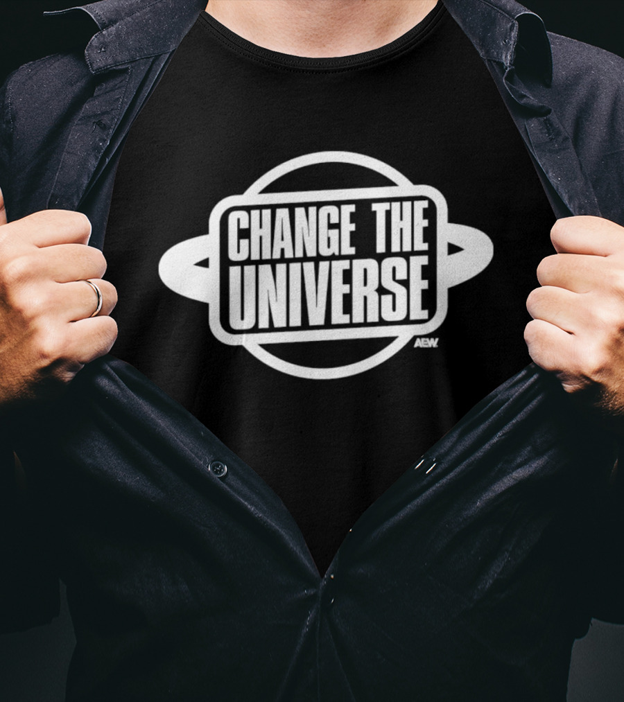 AEW Change The Universe Wrestling Promotion T-Shirt