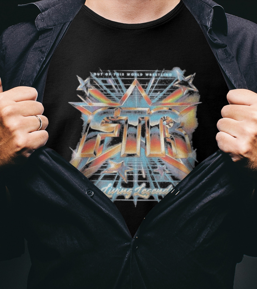 AEW FTR Living Legends Out Of This World Wrestling T-Shirt