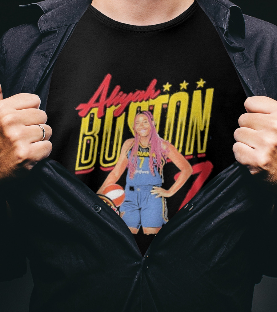 Aliyah Boston 7 Fever WNBA Basketball Star T-Shirt