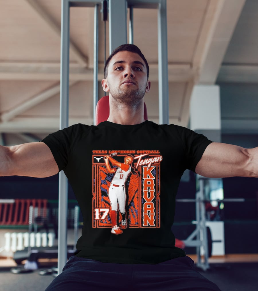 Teagan Kavan 17 Texas Longhorns Softball Team Player T-Shirt