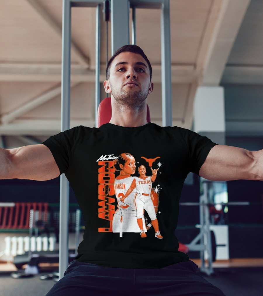 Mataia Lawson Texas Longhorns Softball Player Number 3 T-Shirt