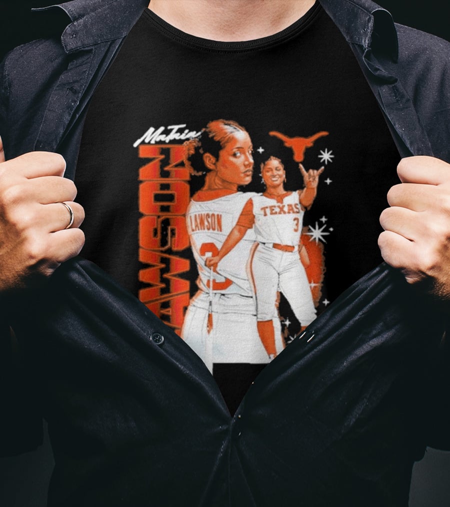 Mataia Lawson Texas Longhorns Softball Player Number 3 T-Shirt