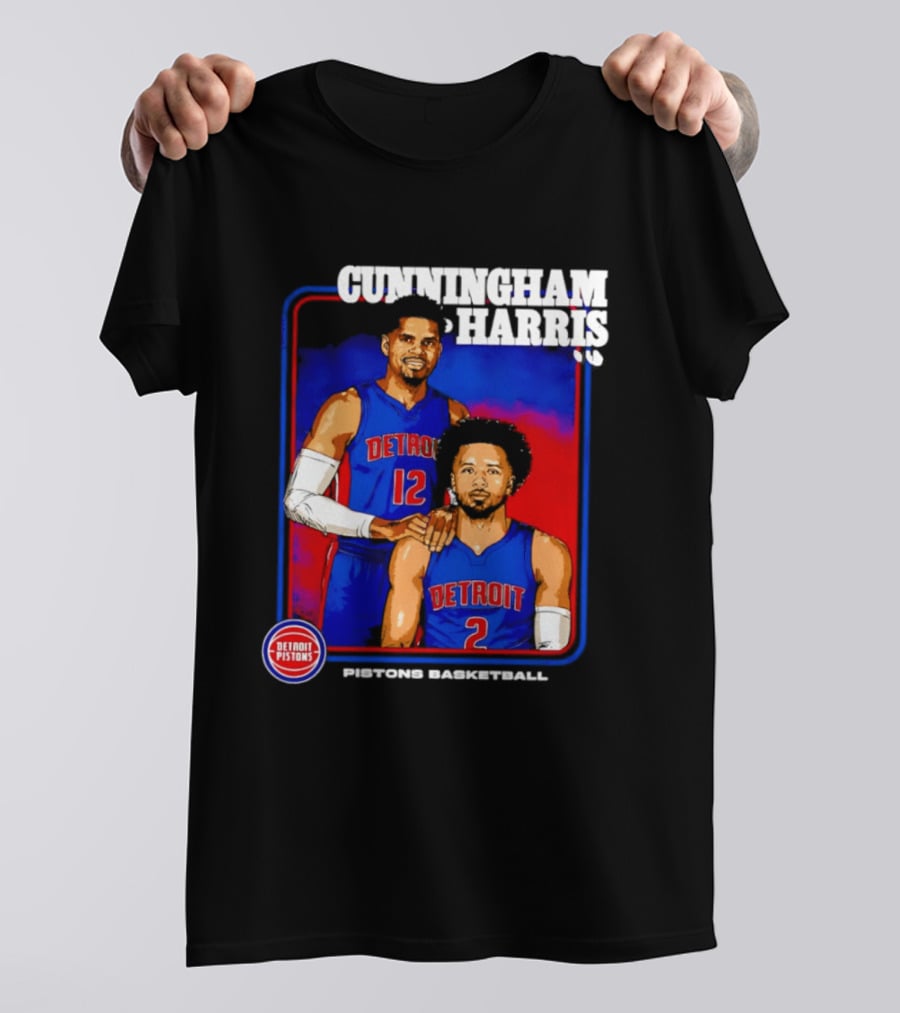 Cunningham Harris Detroit Pistons Basketball 2026 T-Shirt