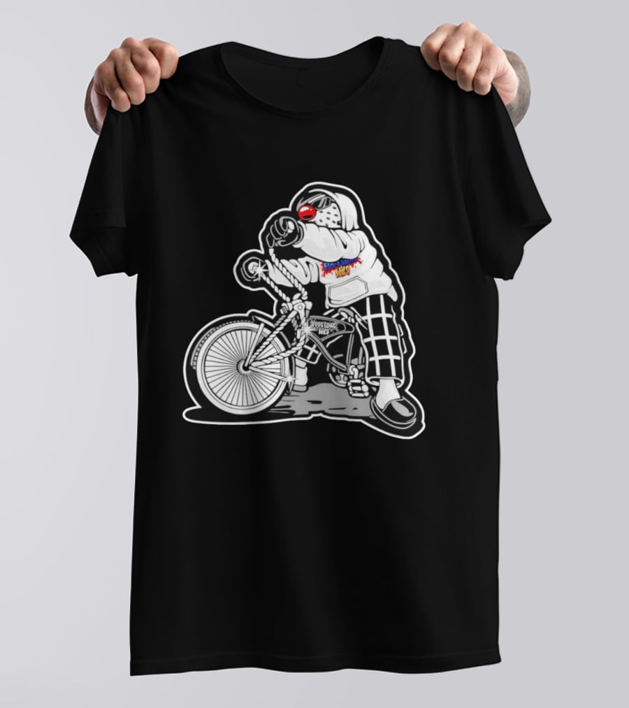 Foos Gone Wild Lowrider Bike Masked T-Shirt
