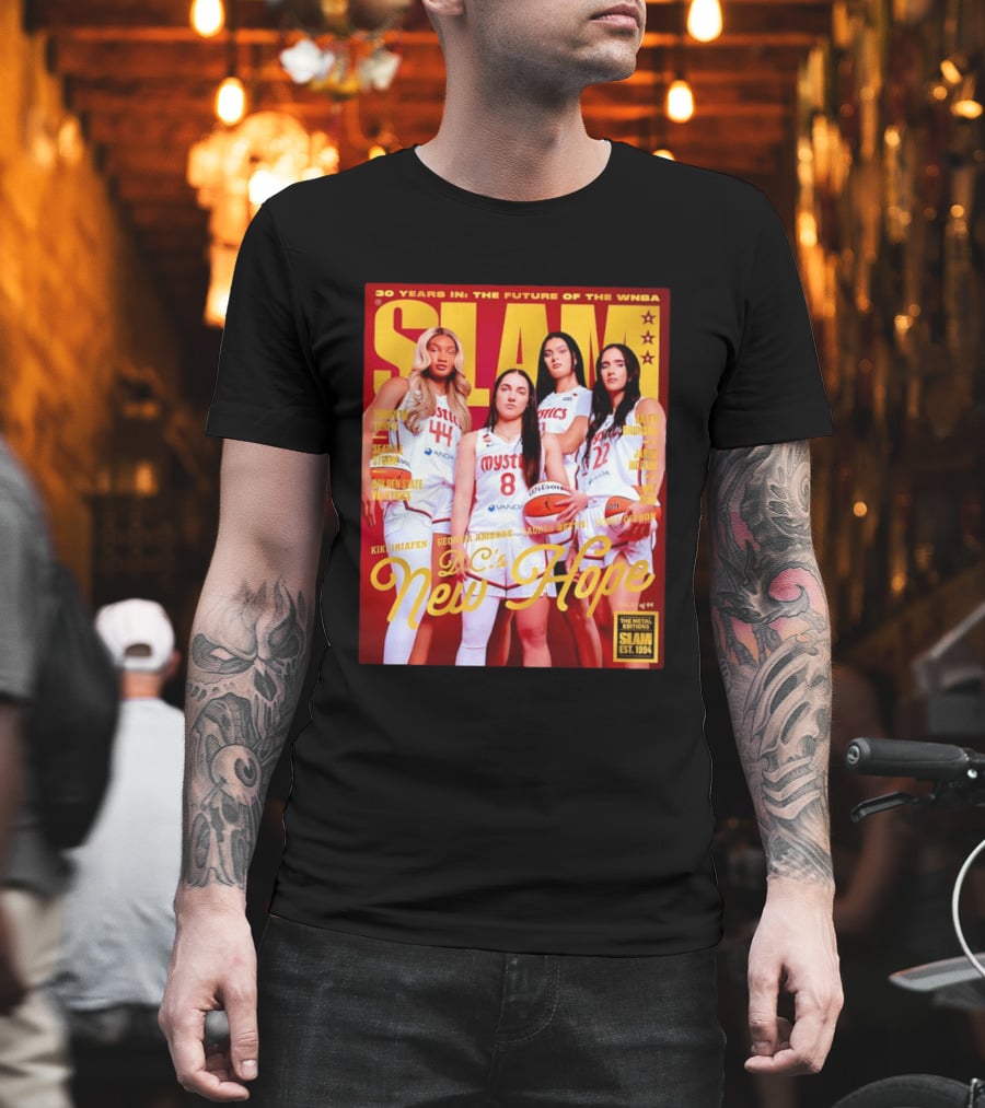SLAM Gold Edition 30 Years WNBA Future D.C.'s New Hope Mystics T-Shirt