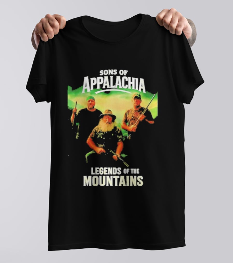 Sons Of Appalachia Legends Of The Mountains Rugged Wilderness Guardians T-Shirt