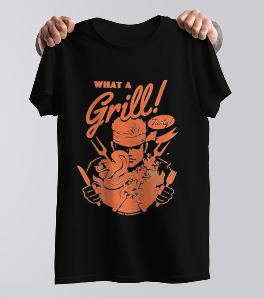 What A Grill 1964 Fangamer Metal Solid Video Game T-Shirt