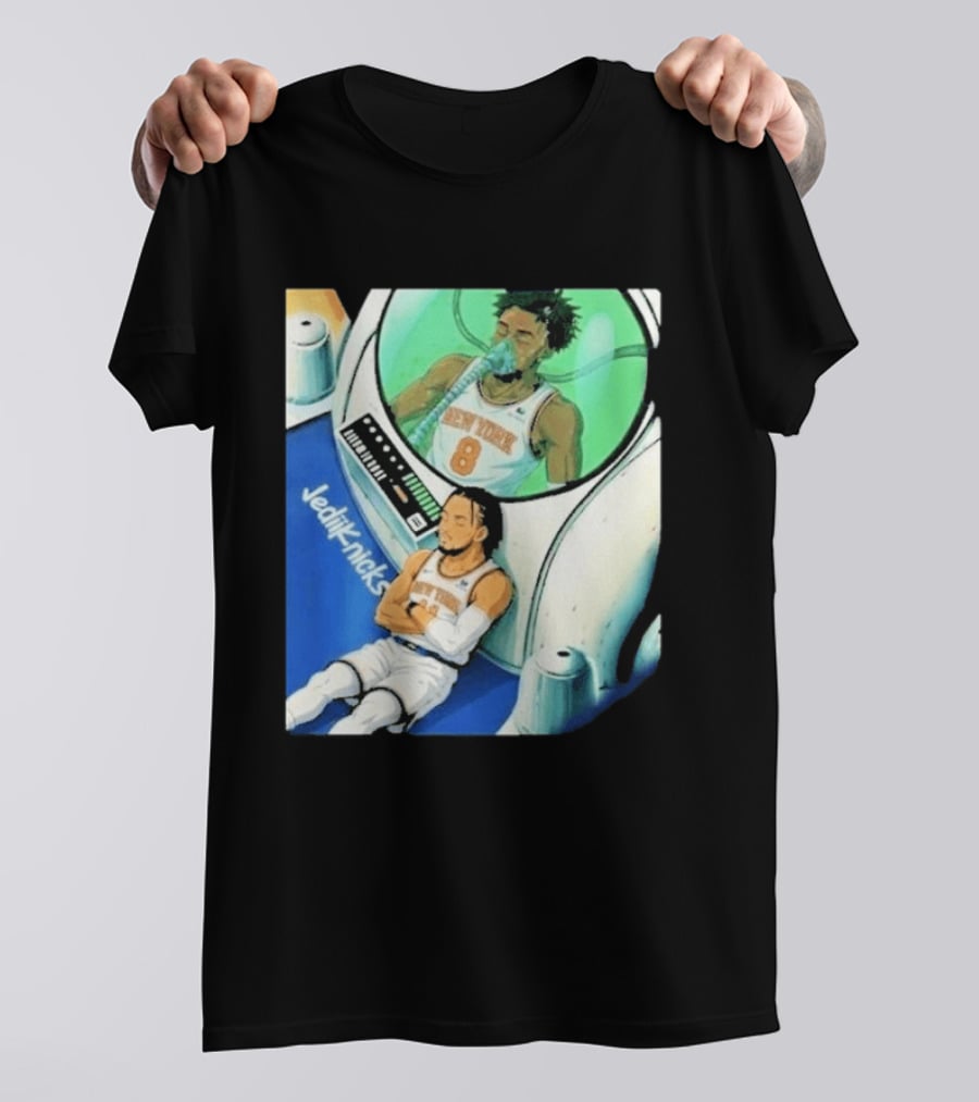 Jalen Brunson OG Anunoby New York Knicks 2026 Jedi+Knicks T-Shirt