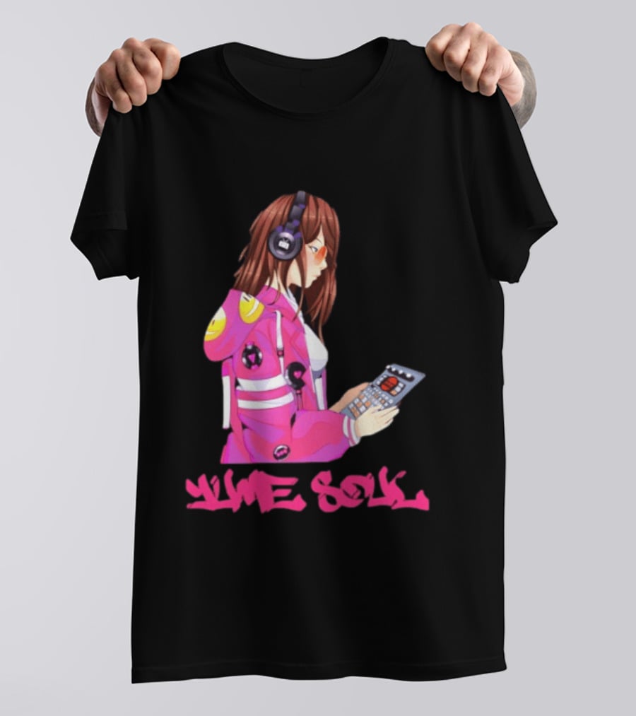 Yume Soul Anime Girl With Headphones And Game Controller T-Shirt