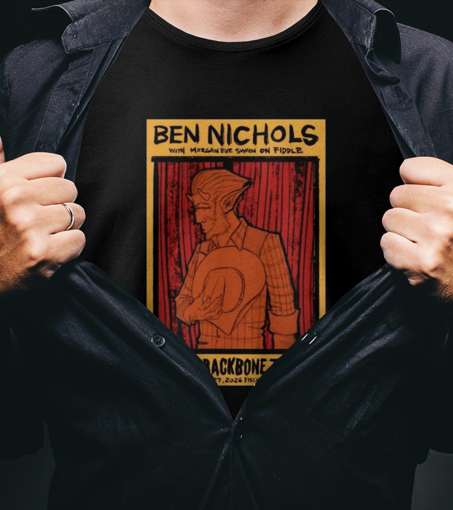 Ben Nichols Morgan Eye Swain Devil's Backbone Tavern June 27 2026 Fischer TX T-Shirt