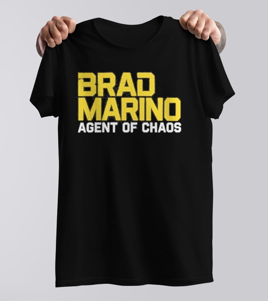 Brad Marino Agent Of Chaos Yellow T-Shirt