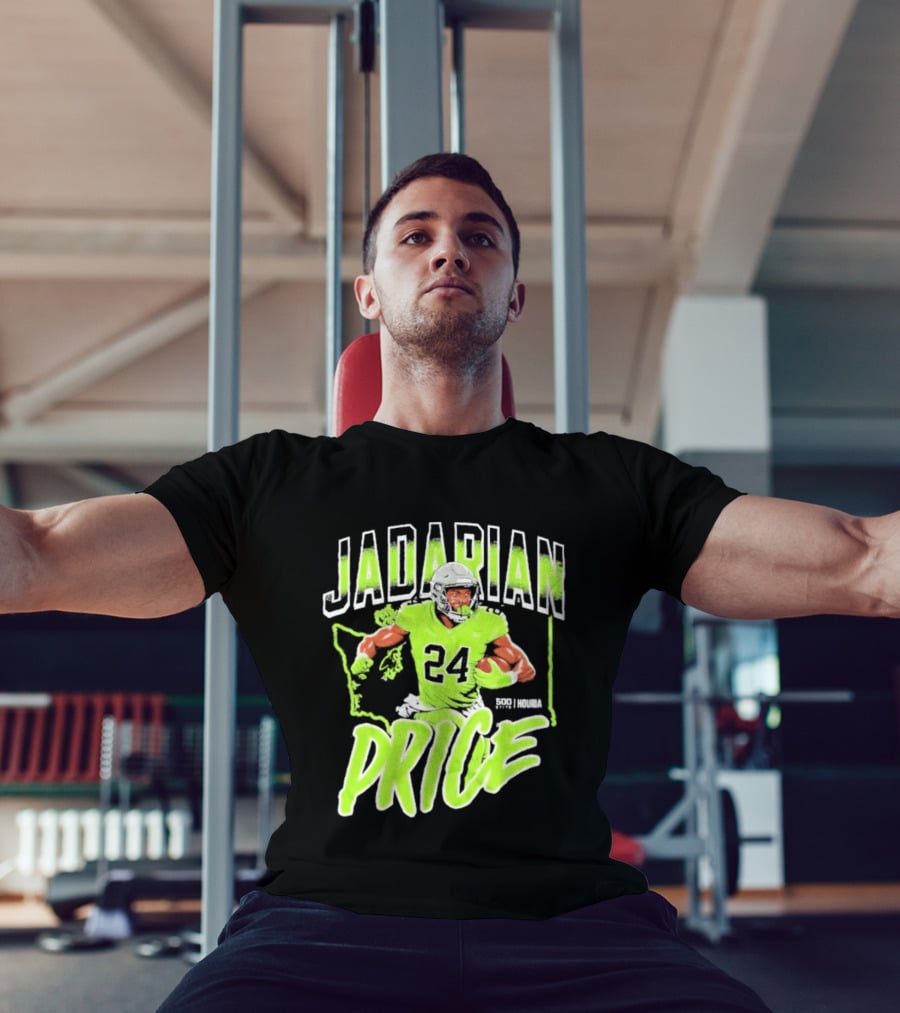 Jadarian Price 24 Seattle Football Running Back T-Shirt