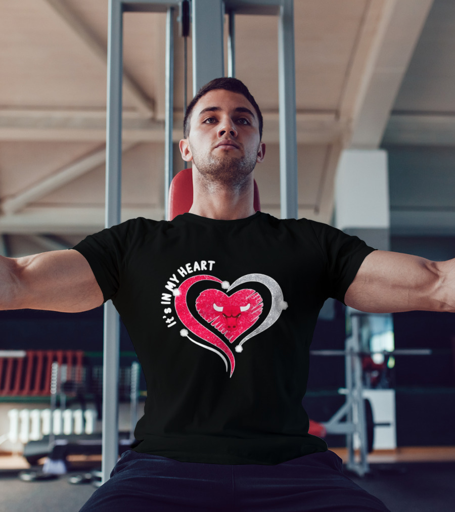 Chicago Bulls It's In My Heart Basketball NBA 2026 T-Shirt