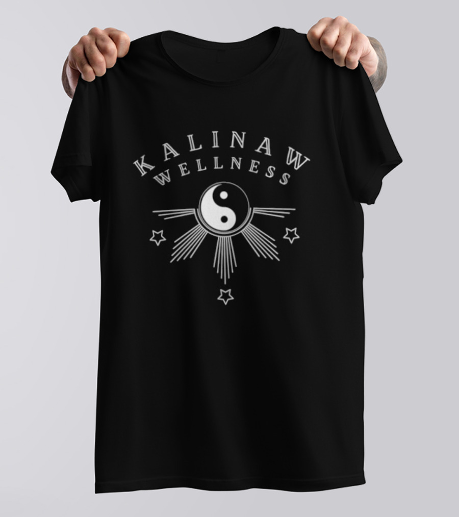 Kalinaw Wellness Yin Yang Starburst Burst T-Shirt