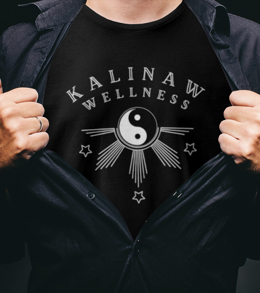 Kalinaw Wellness Yin Yang Starburst Burst T-Shirt