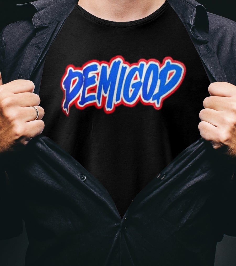 Demigod Greek Mythology Blue Red T-Shirt
