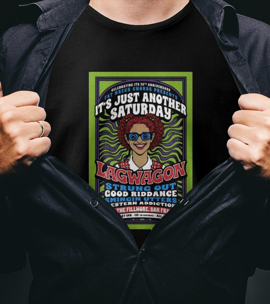 Lagwagon San Francisco CA May 16 2026 Tour T-Shirt
