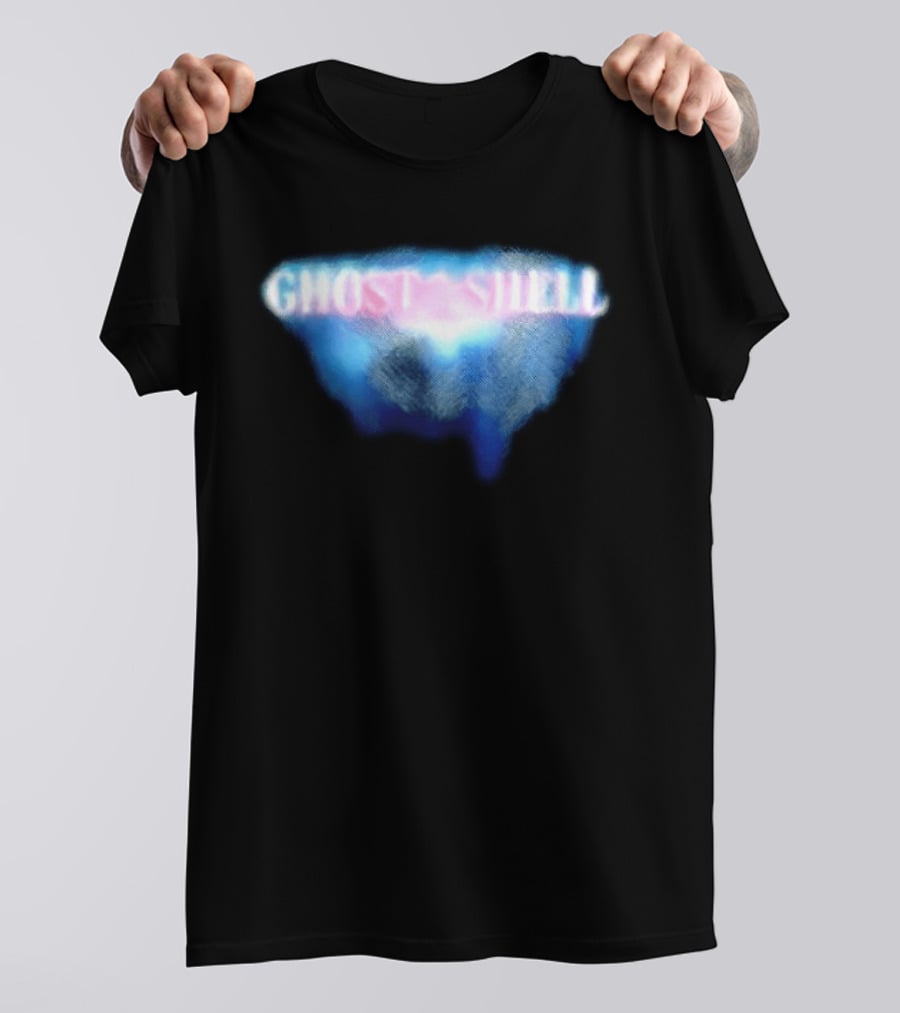 Ghost In The Shell Blue Illusion Polka Dot T-Shirt