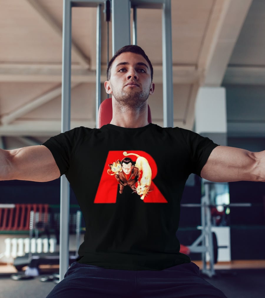 Giovanni Team Rocket Meowth Persian Pokémon Anime Fanart T-Shirt