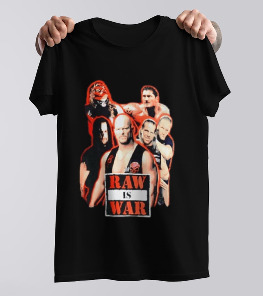 WWE Raw Is War Legends Kane Stone Cold Undertaker Shawn Michaels Triple H T-Shirt