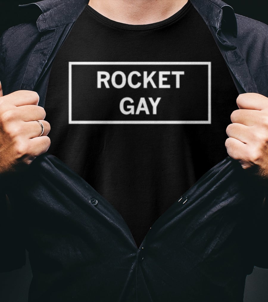 Rocket Gay Wrong Letter T-Shirt