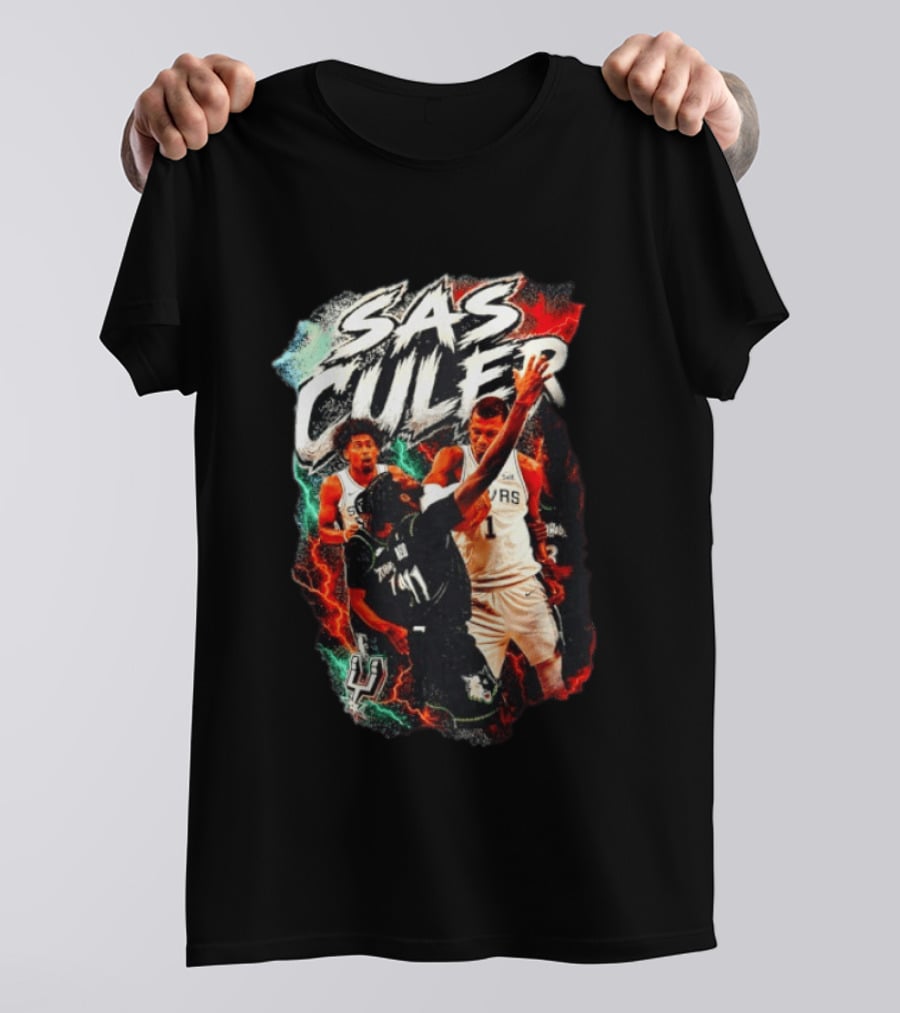 San Antonio Spurs SAS Culero NBA Basketball Dylan Harper Storm T-Shirt