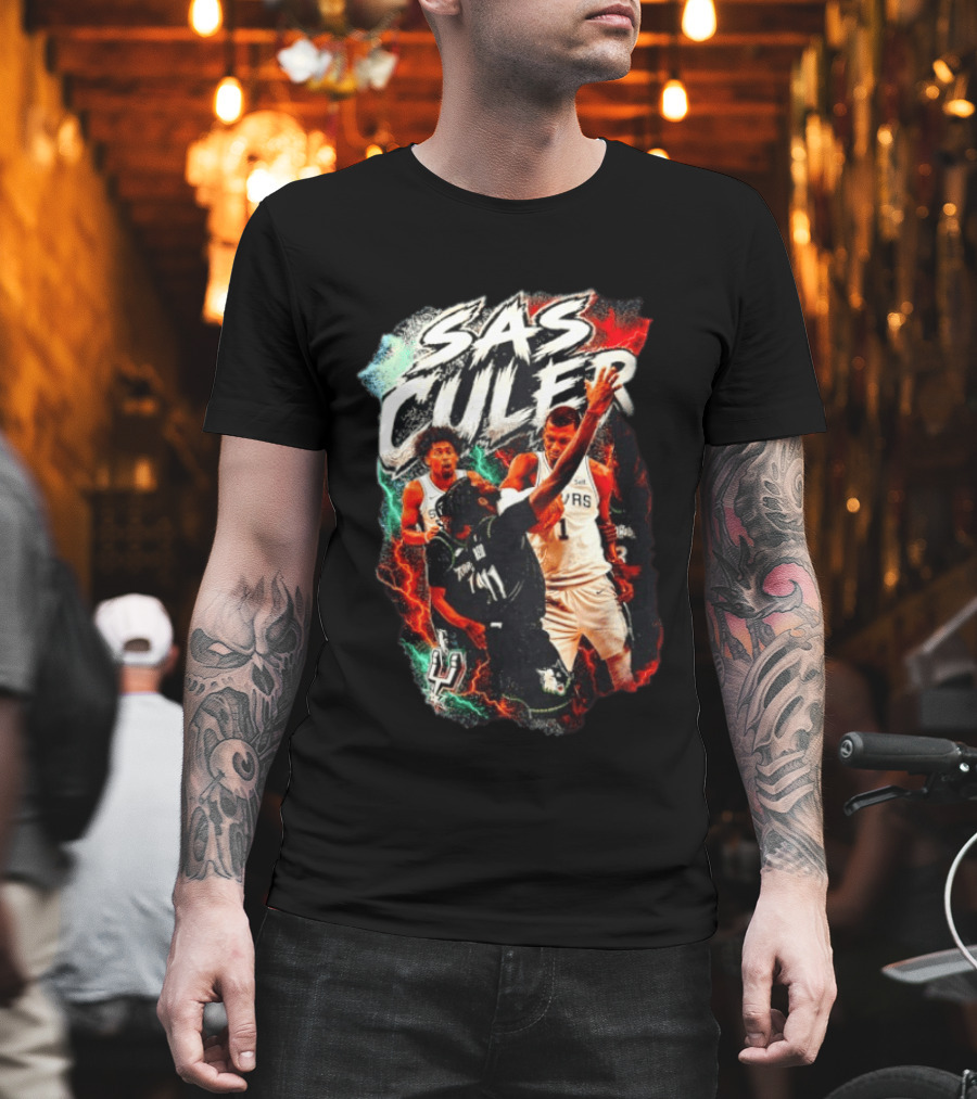San Antonio Spurs SAS Culero NBA Basketball Dylan Harper Storm T-Shirt