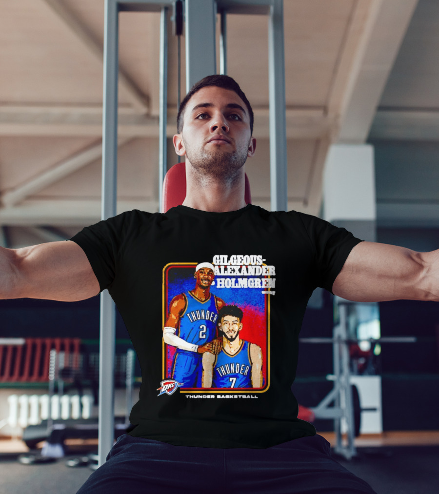 Gilgeous Alexander Holmgren OKC Thunder Basketball Step Brothers T-Shirt