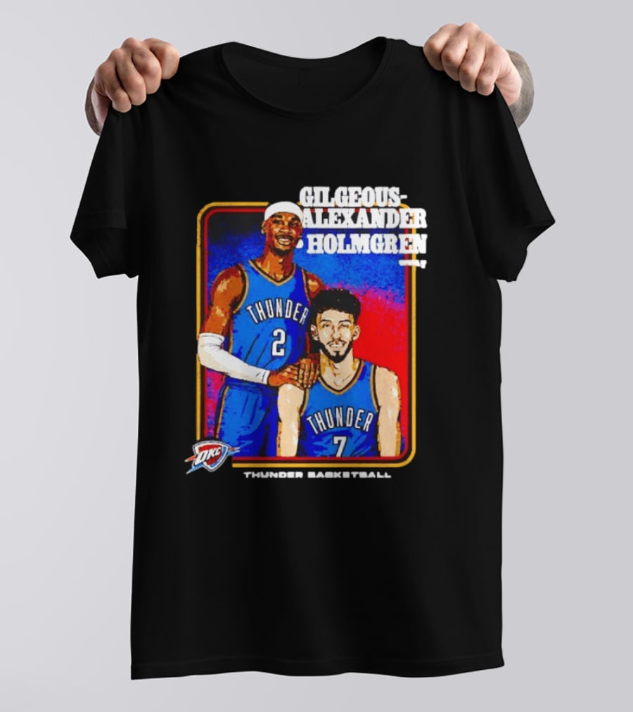 Gilgeous Alexander Holmgren OKC Thunder Basketball Step Brothers T-Shirt