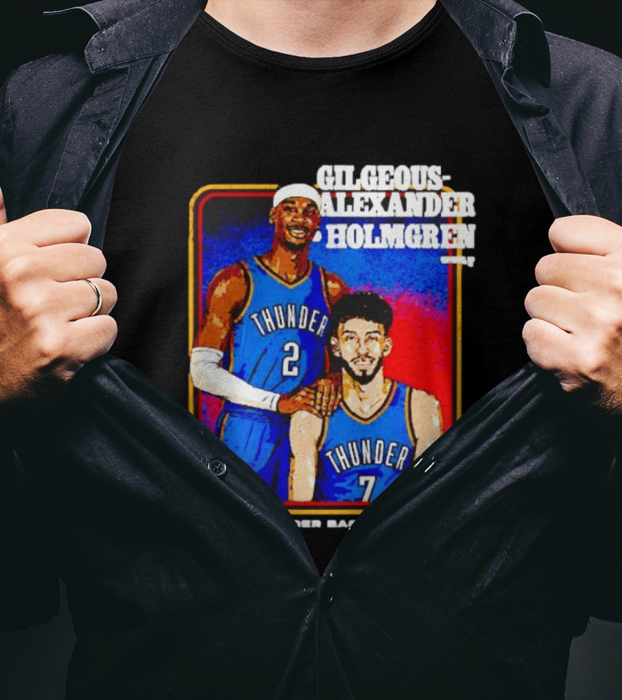 Gilgeous Alexander Holmgren OKC Thunder Basketball Step Brothers T-Shirt