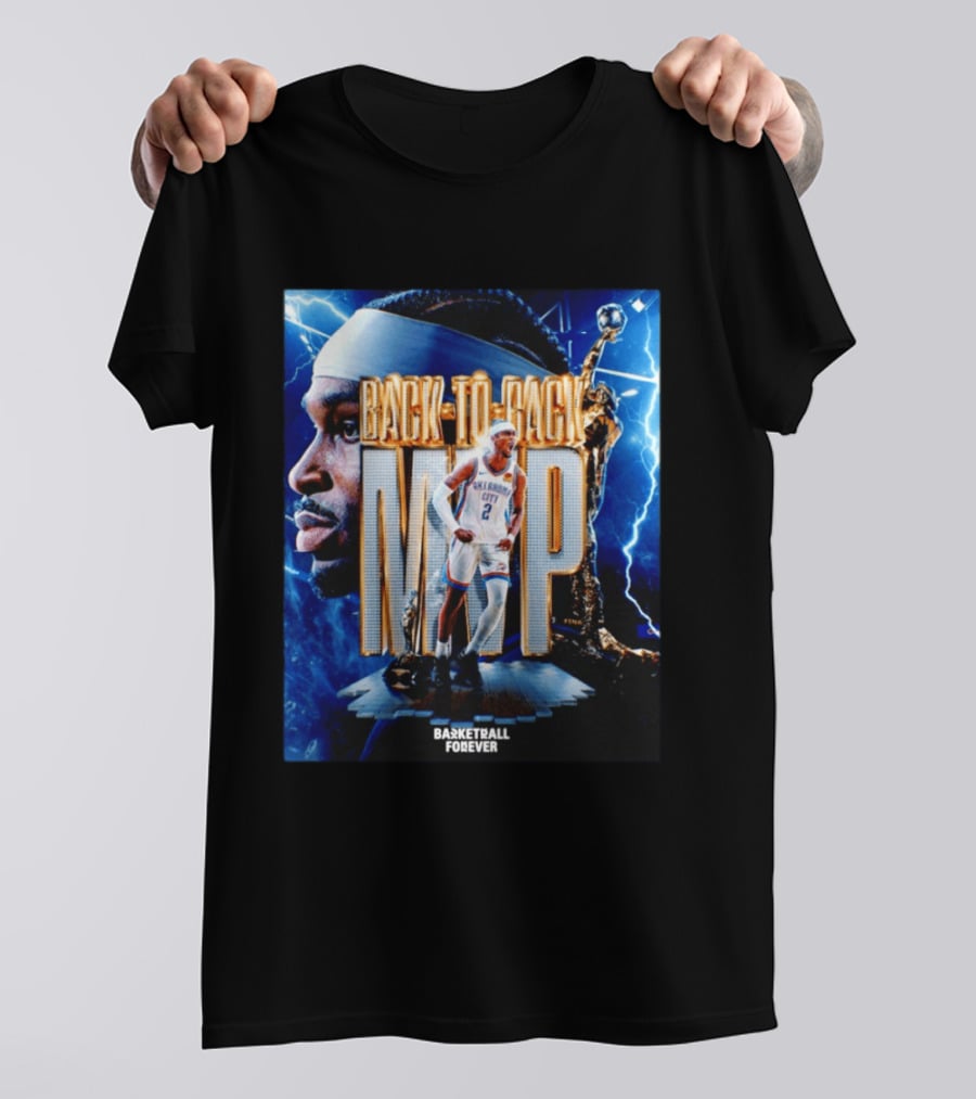 Back To Back MVP Oklahoma City Basketball Forever T-Shirt