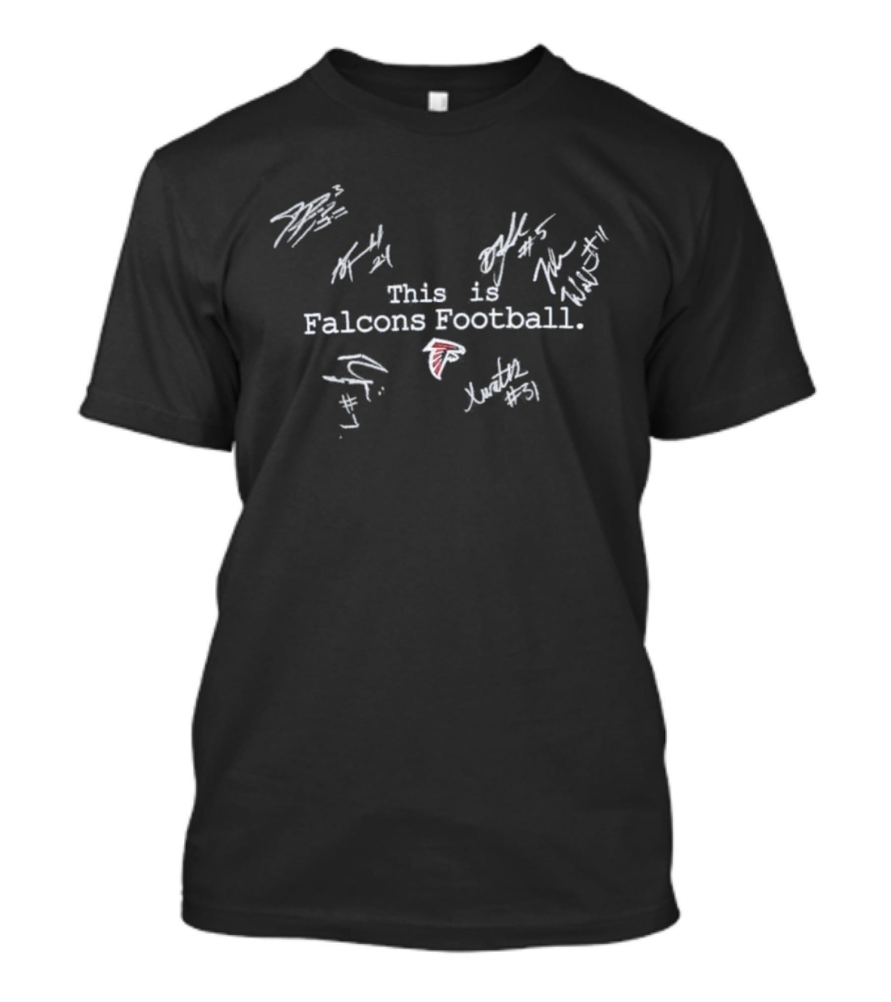 This Is Falcons Football Atlanta Players Signatures T-Shirt