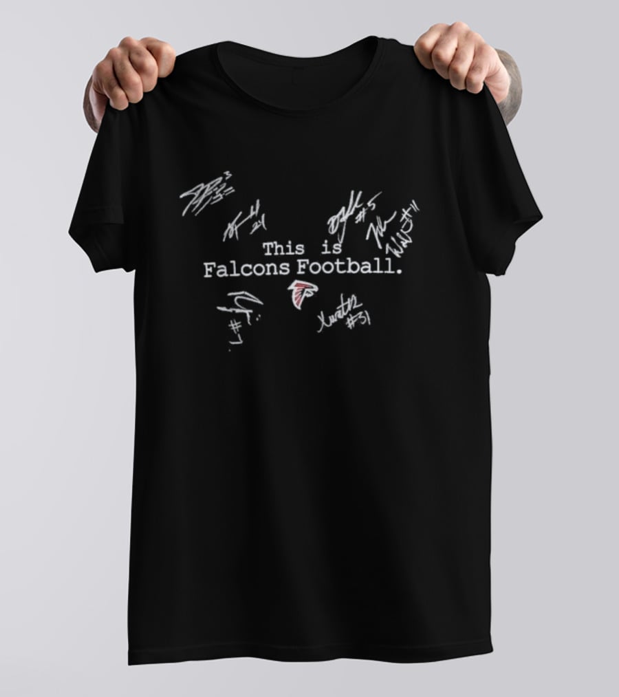 This Is Falcons Football Atlanta Players Signatures T-Shirt
