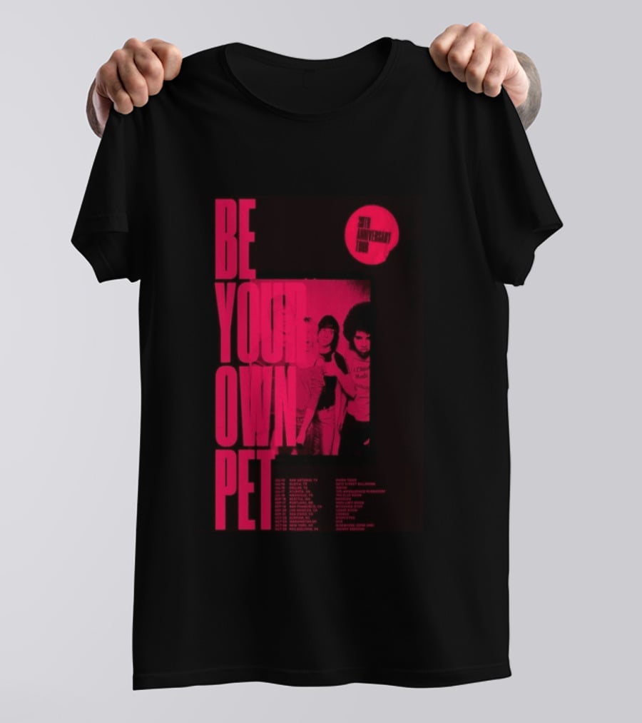 Be Your Own Pet 20th Anniversary Tour 2026 T-Shirt