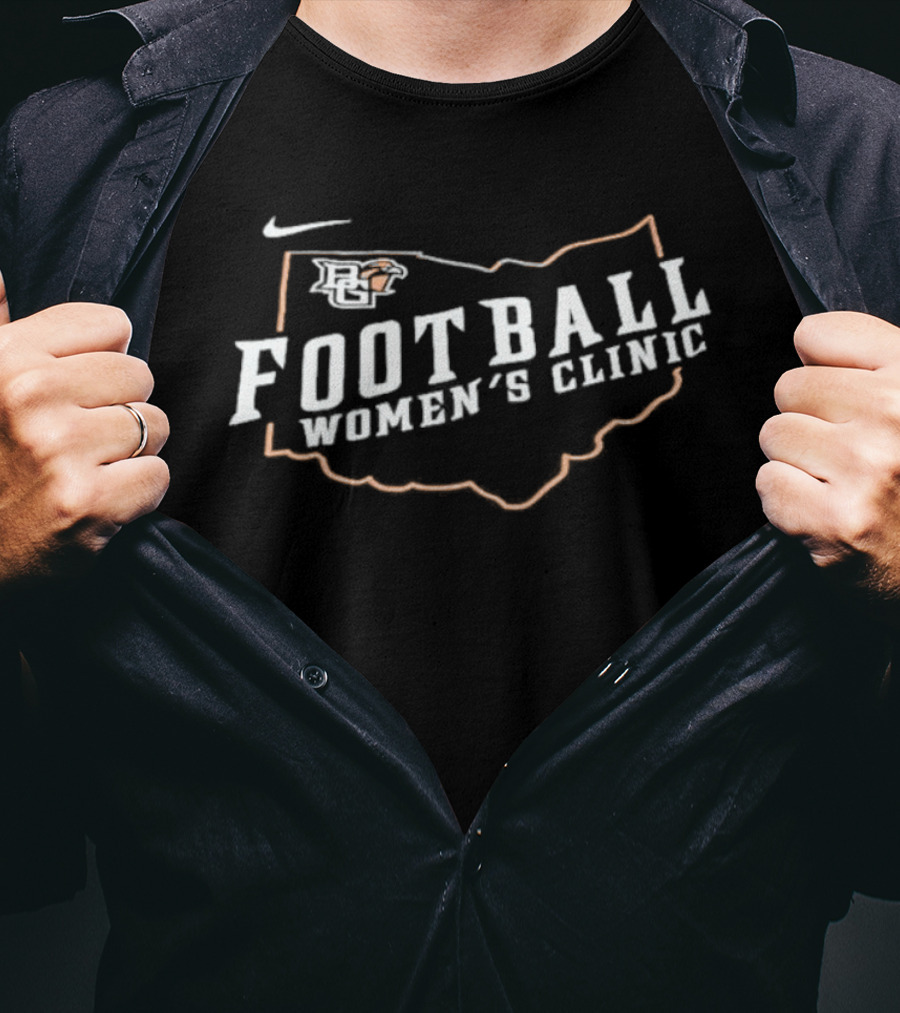 Nike BGSU Football Women's Clinic Ohio T-Shirt