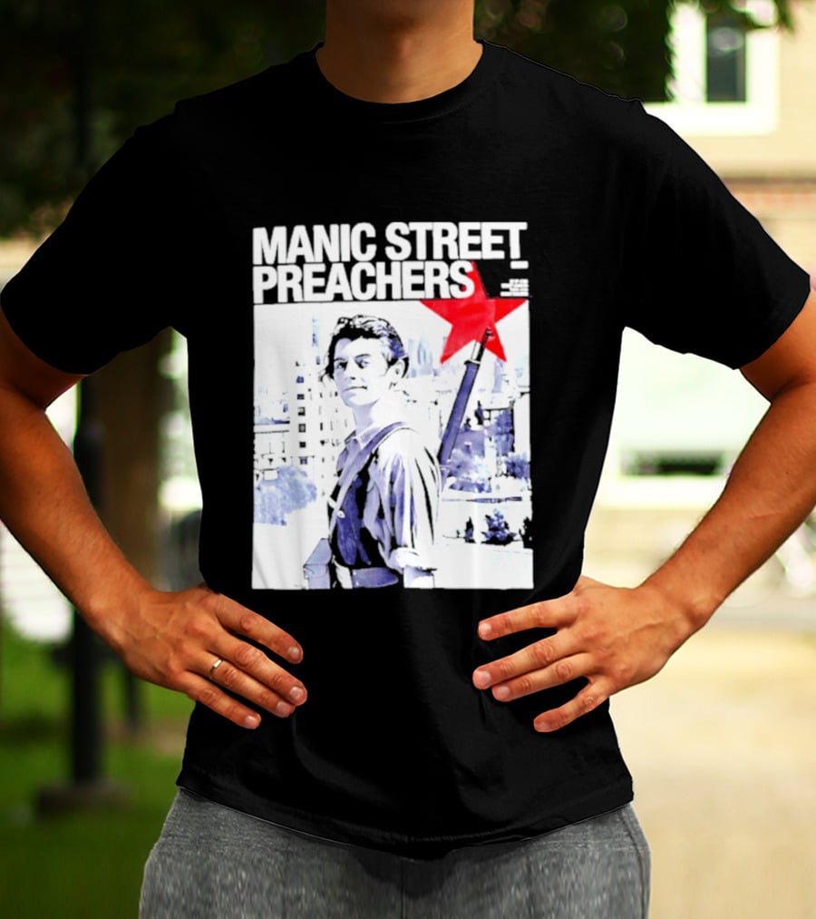 Manic Street Preachers Red Star Image T-Shirt