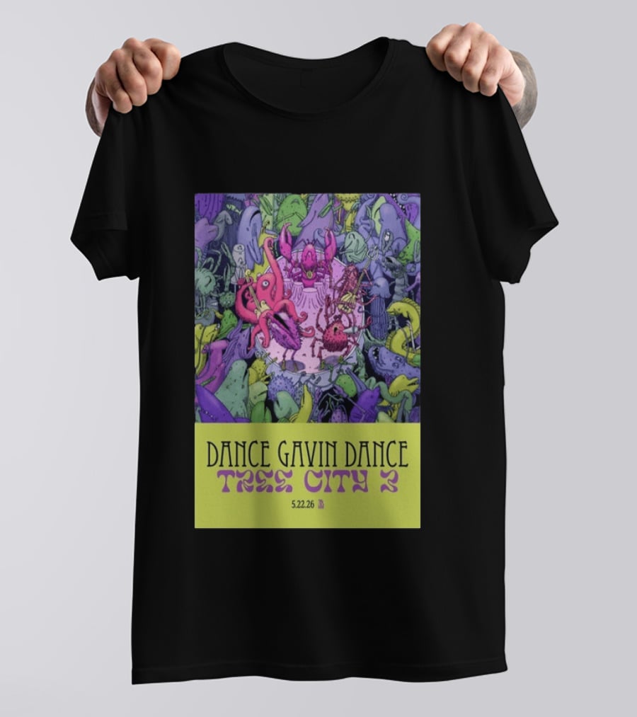 Dance Gavin Dance Tree City 2 May 22 2026 Concert T-Shirt