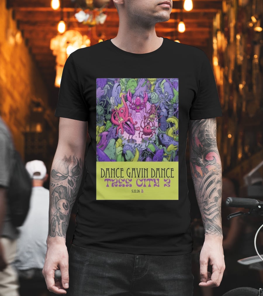 Dance Gavin Dance Tree City 2 May 22 2026 Concert T-Shirt