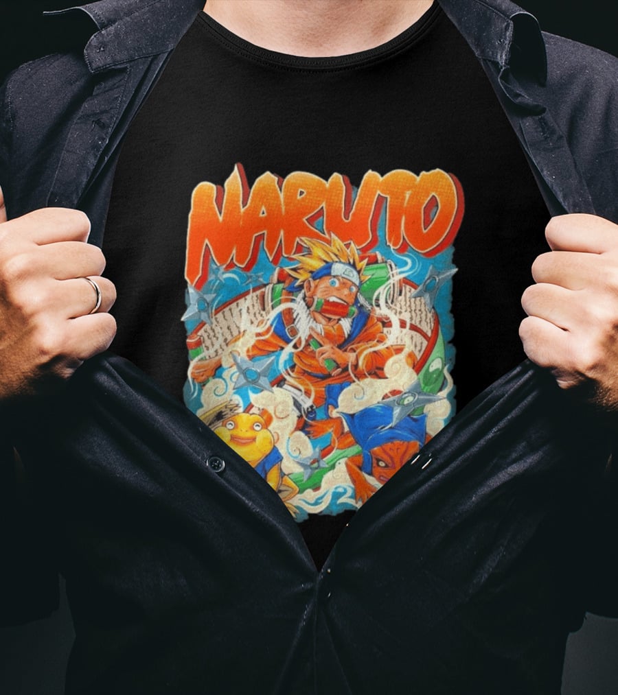 Naruto Uzumaki Toad Summoning Adventure Anime Ninja T-Shirt