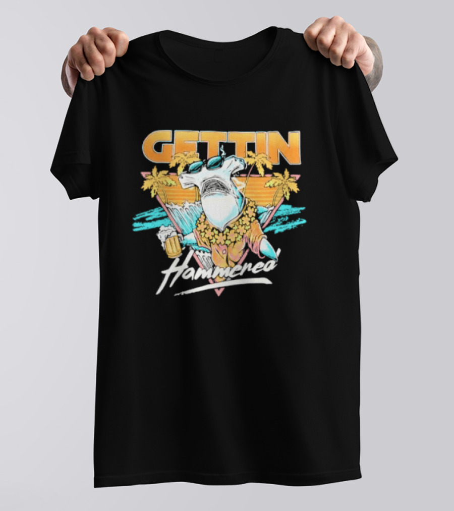 Gettin' Hammerhead Tropical Beach Vibes T-Shirt