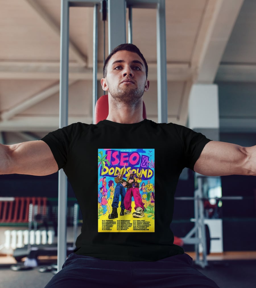 Iseo Dodosound Verano Tour 2026 Tenerife Guadalajara Zaragoza Fiesta T-Shirt