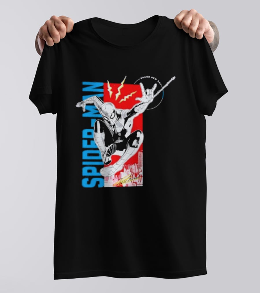 Spider Man Web Slinging Marvel Universe Brand New Day T-Shirt