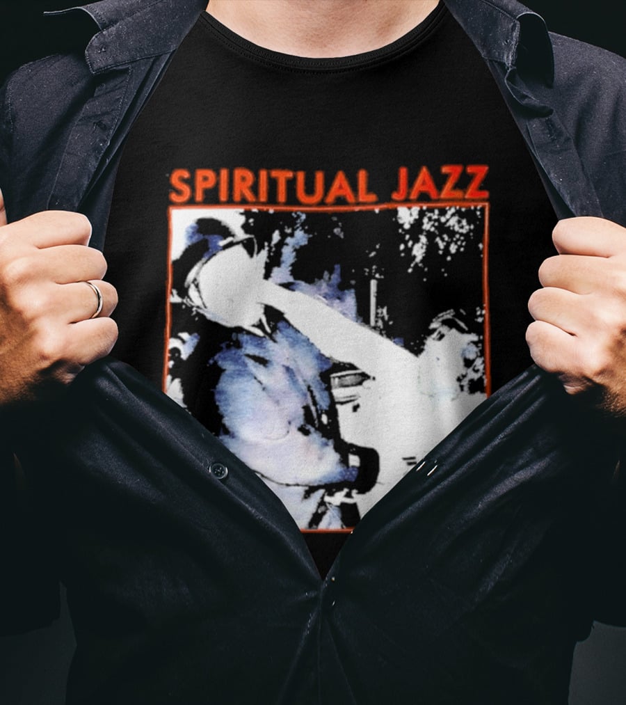 Spiritual Jazz Horn Player Watercolor T-Shirt
