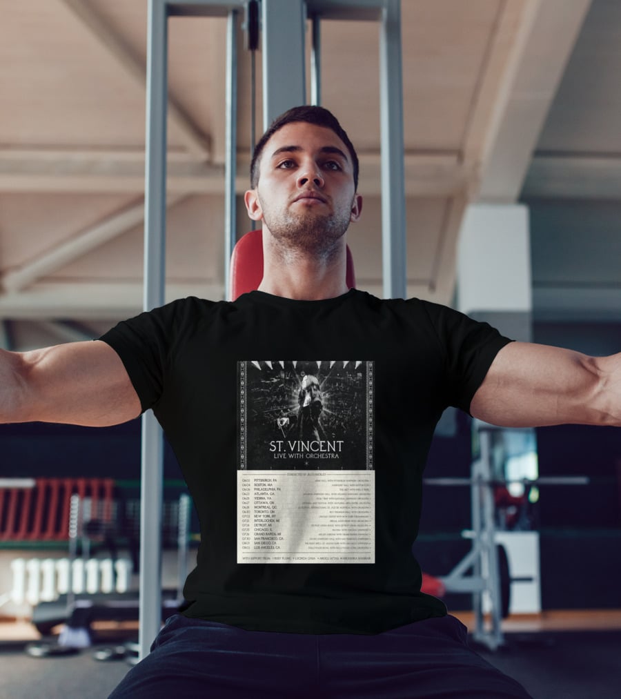 St Vincent Live With Orchestra 2026 Tour Conducted By Jules Buckley Dates And Locations T-Shirt