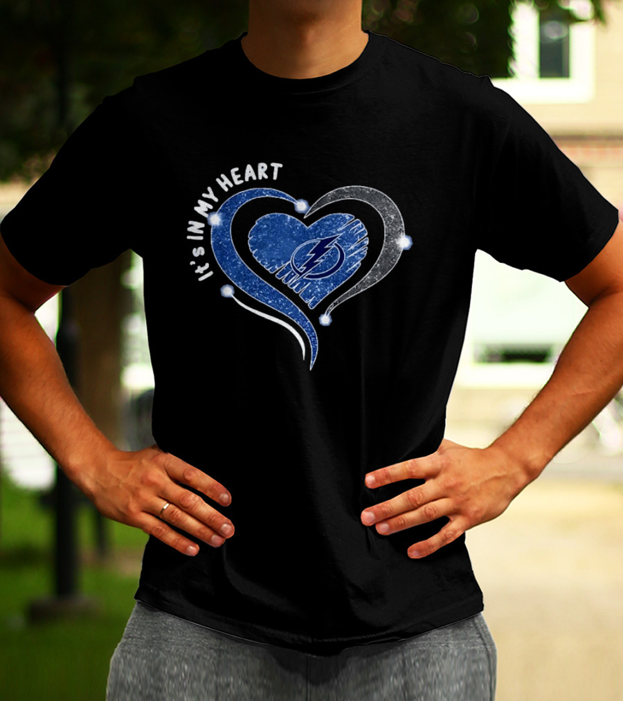 Tampa Bay Lightning It's In My Heart Hockey NHL 2026 T-Shirt