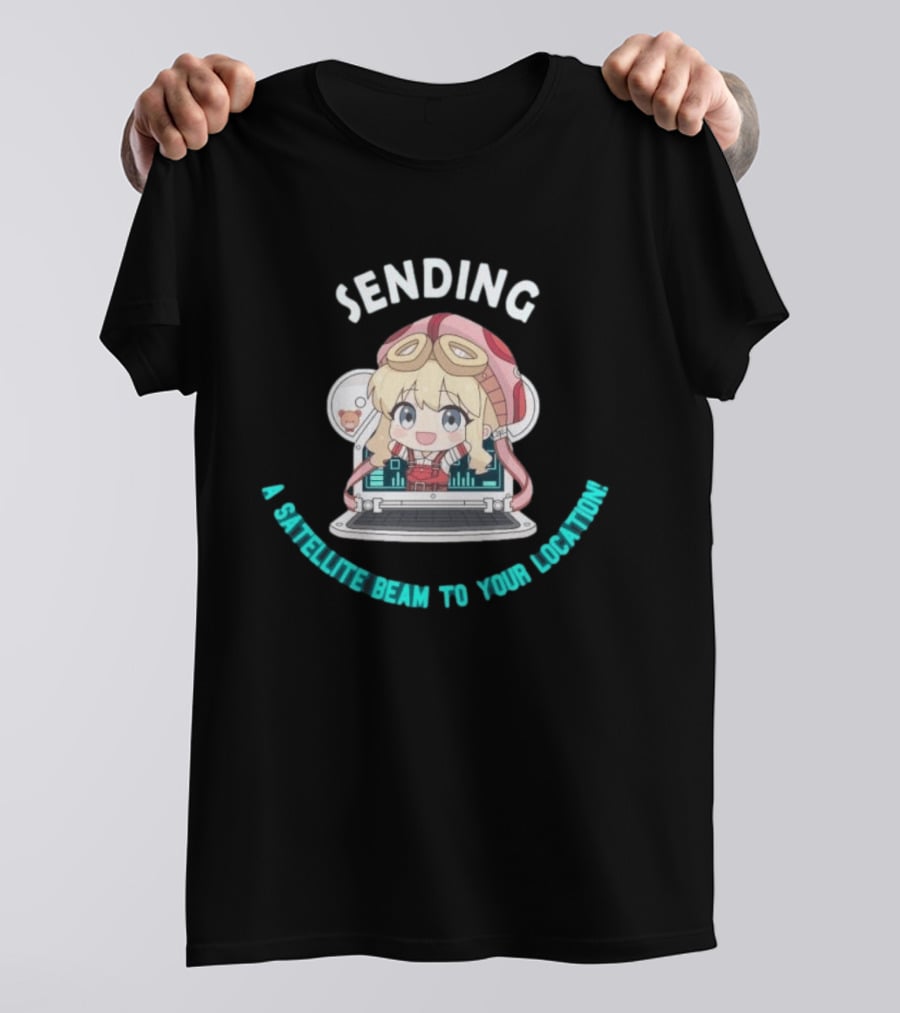 Tita Russell Sending A Satellite Beam To Your Location T-Shirt