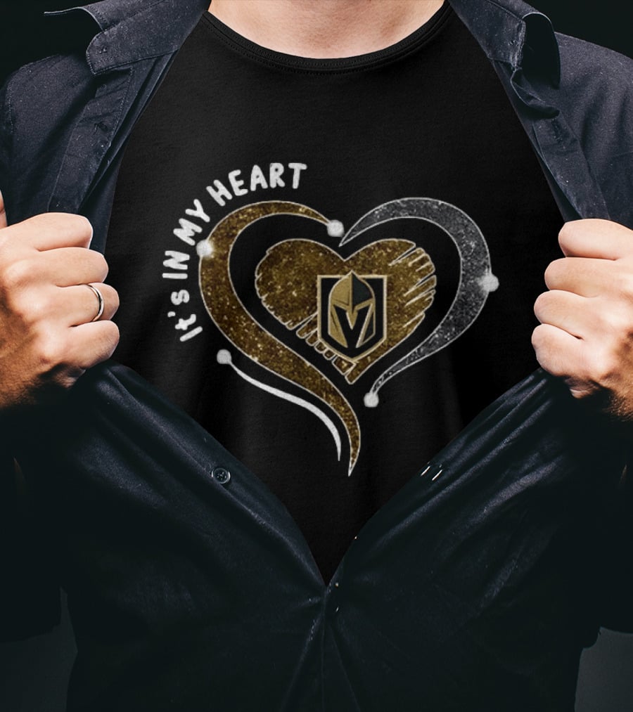 Vegas Golden Knights It's In My Heart Hockey NHL 2026 T-Shirt