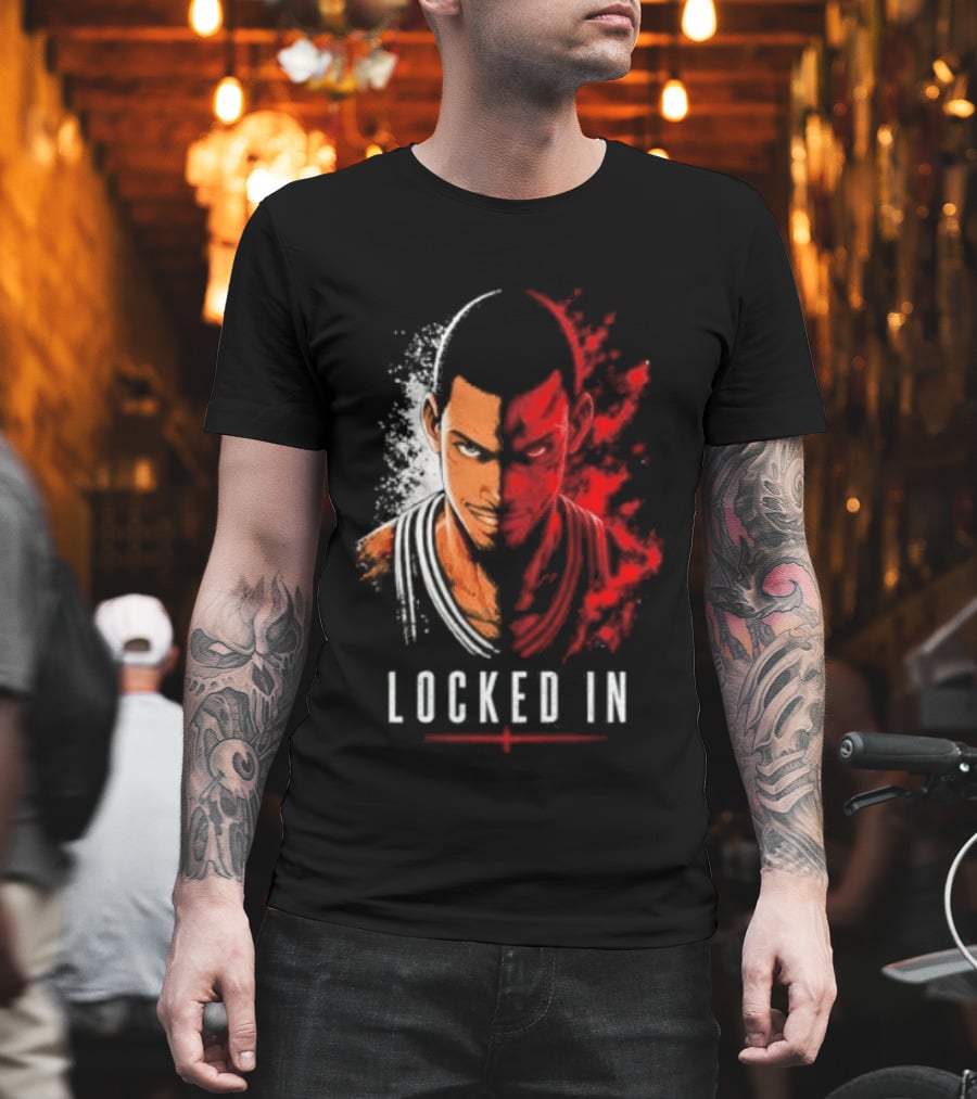 Victor Wembanyama Locked In Spurs Basketball Dual Color T-Shirt