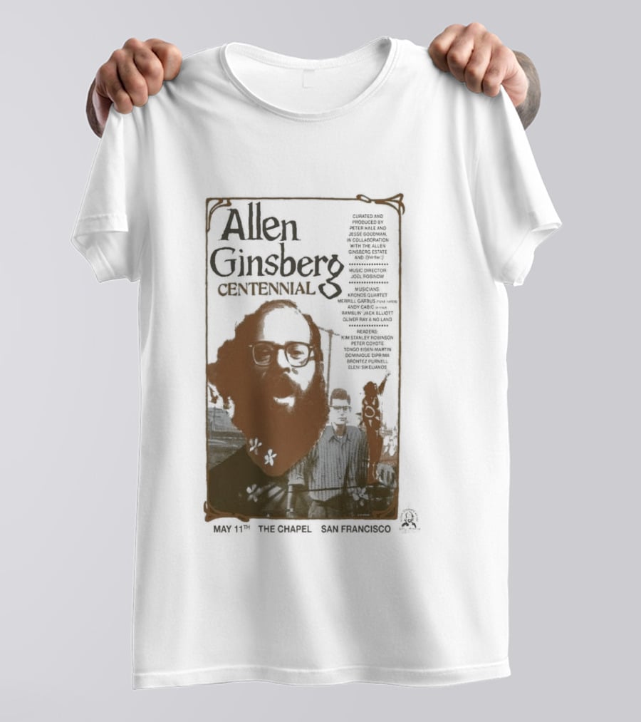Allen Ginsberg Centennial May 11 2026 The Chapel San Francisco Event T-Shirt